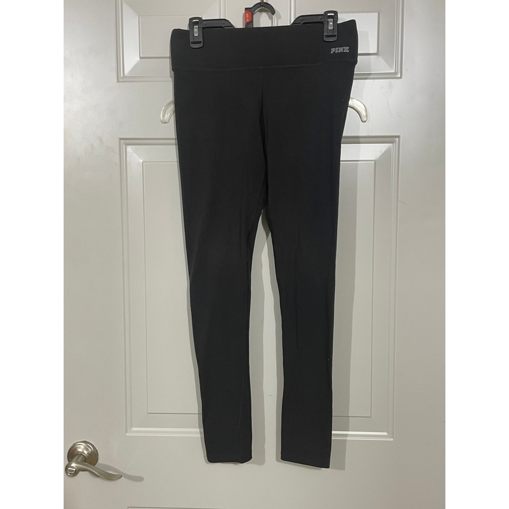 PINK Victoria's Secret Ultimate Leggings Women Medium Black Excellent Sporty